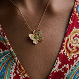 Golden Flutter Pendant
