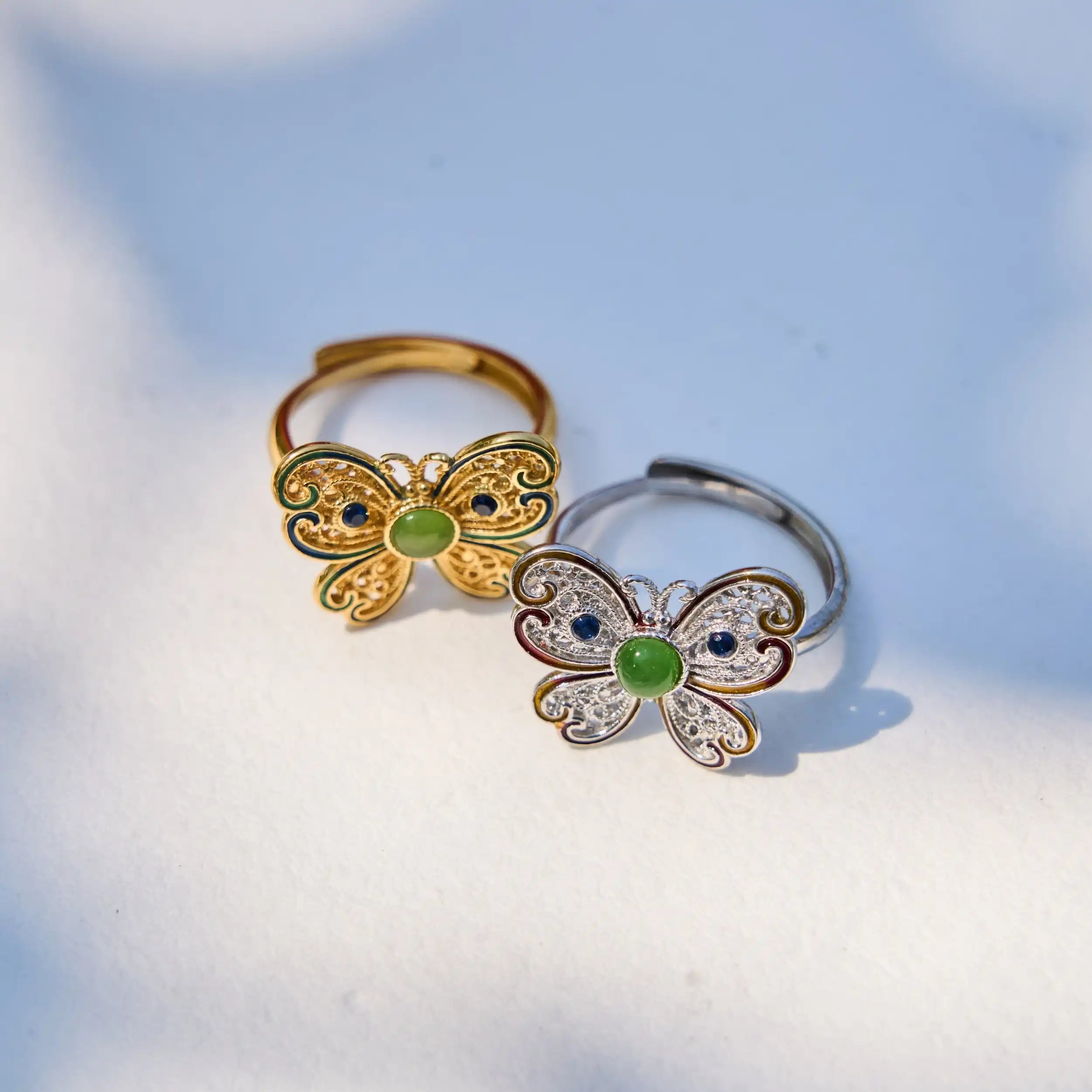 Silver Rose Ring