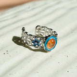 Turquoise Bloom Ring