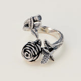 Silver Rose Ring