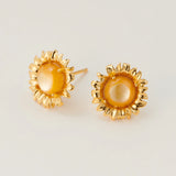 Sunflower Gold earring