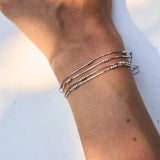 Silver Wave Bracelet