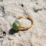 Jade Halo Ring