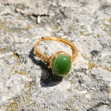 Jade Halo Ring