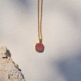 Strawberry Tile Necklace