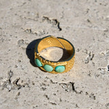 Triple Turquoise Ring