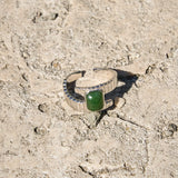 Green Block Ring
