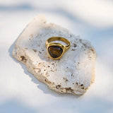 Amber Prism Ring