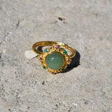 Gem Halo Ring