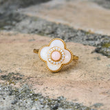 Ivory Clover Ring