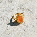 Amber Crest Ring