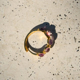 Amethyst Row Ring