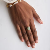 Silk Nephrite Ring