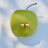 Brushed Moon Earrings